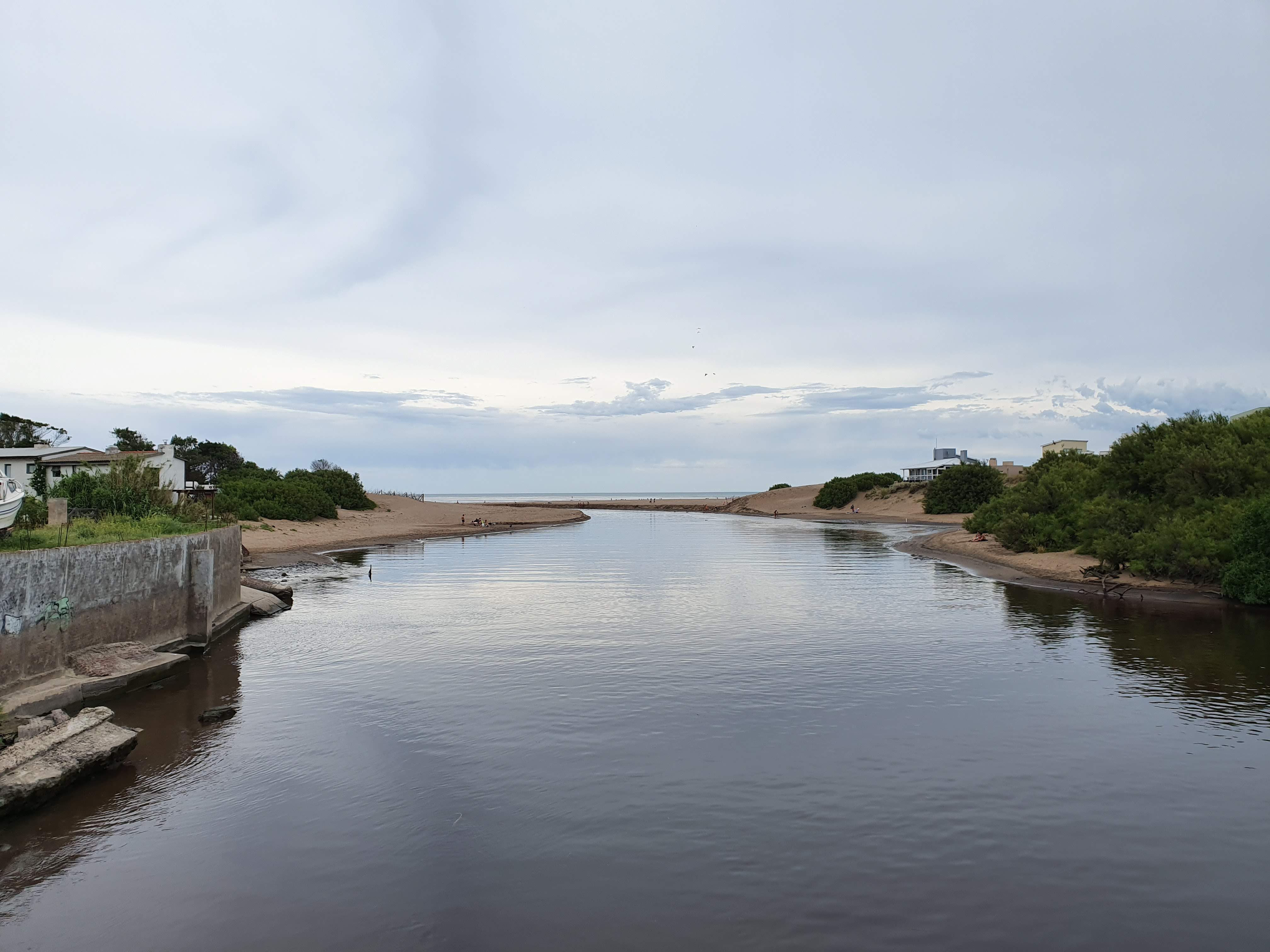 salida del arroyo al mar